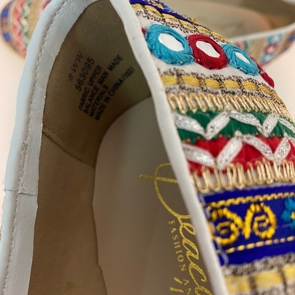 Celebrate Indian weddings without the pain. Sneakers  Embroidered Indian style slip on shoes